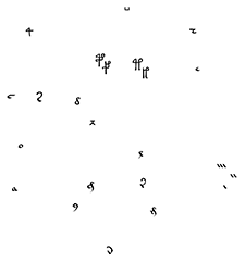 Multidimensional scaling applied to the Voynich manuscript characters