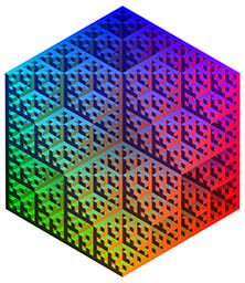 Sierpinsky-like 3D array